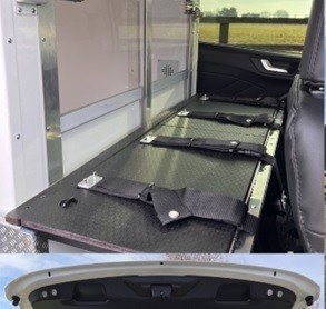 Ford Focus dog unit load area