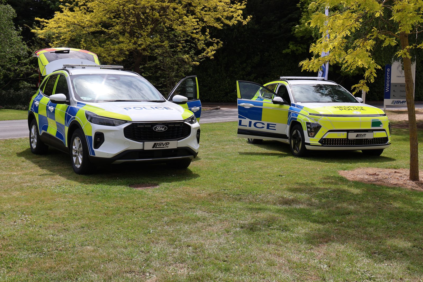 Police vehicles on display at SVP's Open Day