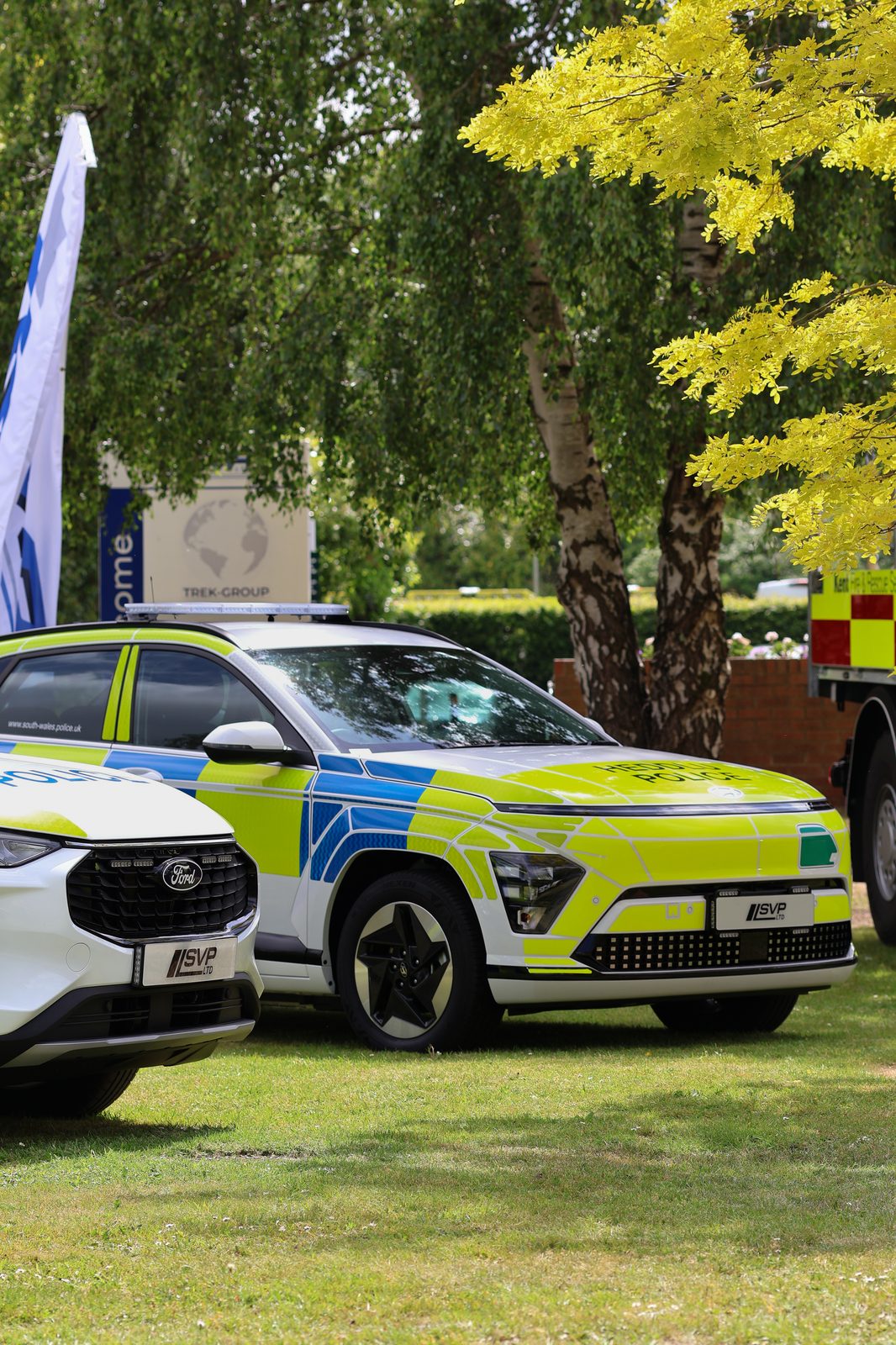 Police vehicle conversions on display