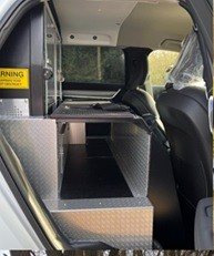 Volvo dog unit interior