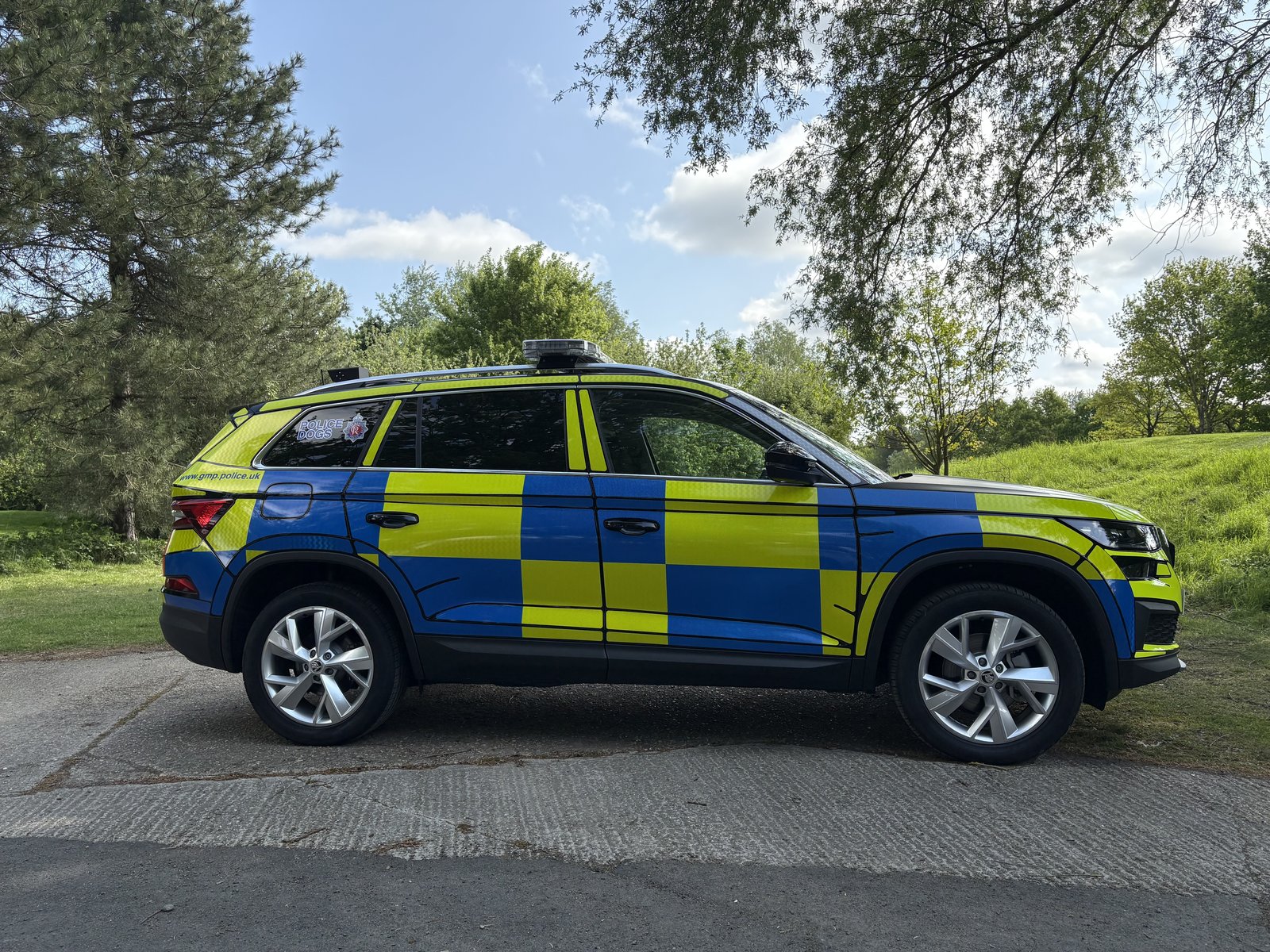 Skoda Kodiaq dog unit, side view