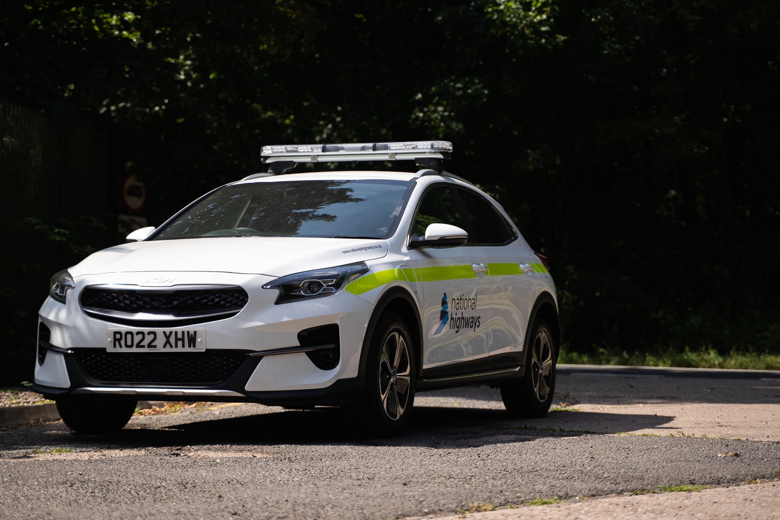 National Highways Kia, front three-quarter view