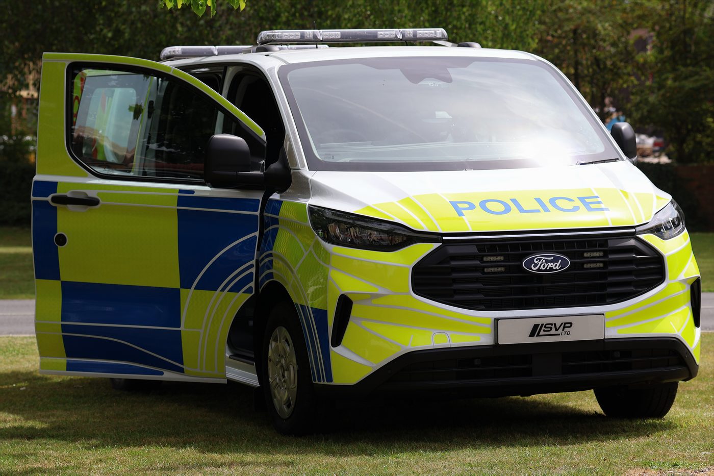 Police vehicle on display at SVP's Open Day